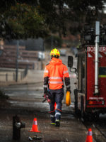Traje de agua bomberos